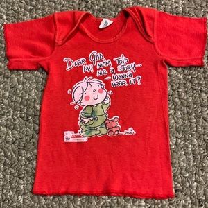 VINTAGE Dear God Kids toddler Tshirt
